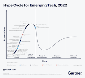 Hype cycle for emerging tech 2022