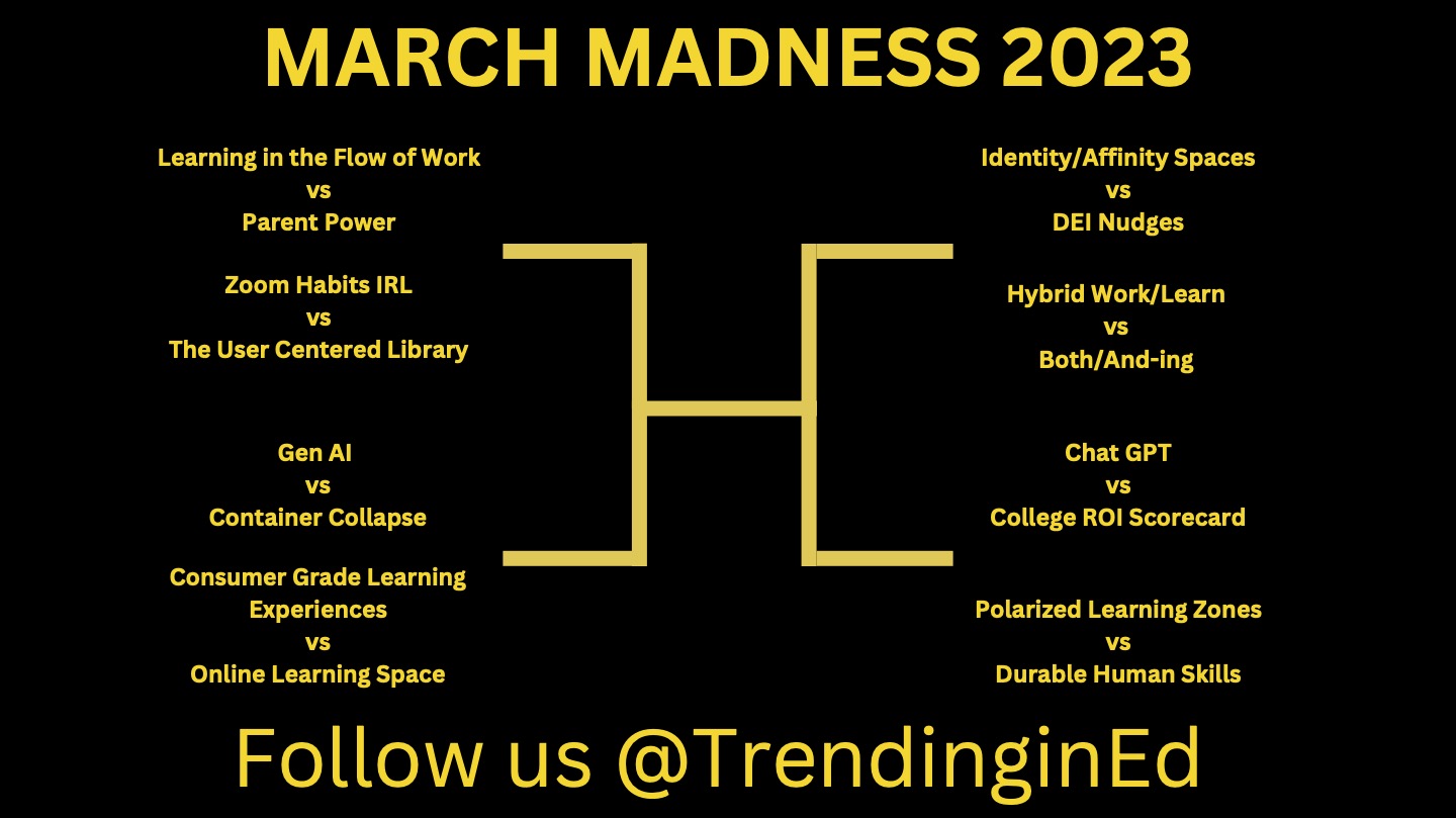 Learning Trends March Madness 2023 Brackets Trending in Education